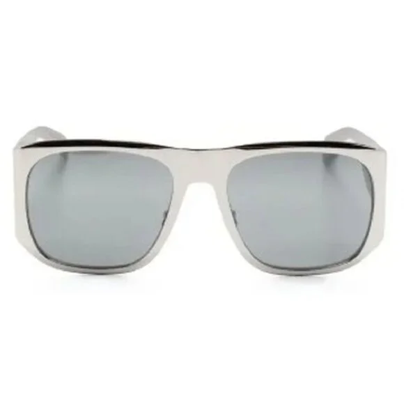 NWT SAINT LAURENT SILVER UNISEX SUNGLASSES